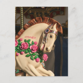 Sidney the Carousel Horse Briefkaart