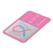 SIDS Awareness Ribbon Angel Custom Magnet Magneet (Linkerzijde)