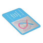 SIDS Awareness Ribbon Angel Custom Magnet Magneet (Rechterzijde)
