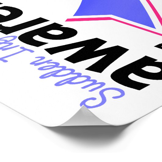 SIDS Bewustmaking 5 Plotseling Baby dodensyndroom Poster (Hoek)