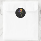 Sids-bewustzijns-zwemshirt Ronde Sticker (Tas)