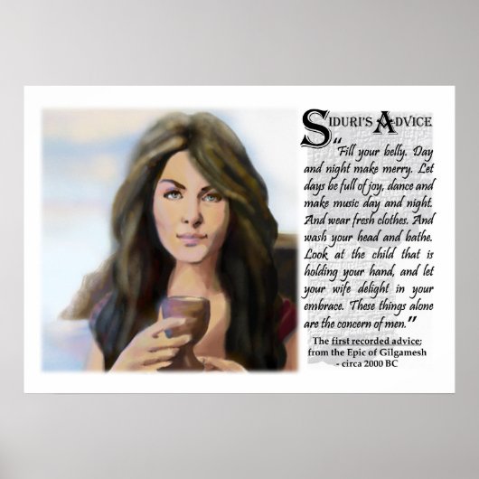 Siduri's Advice Poster (Voorkant)
