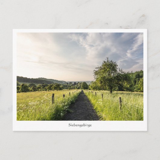 Siebengebirge Duitsland Briefkaart (Voorkant)