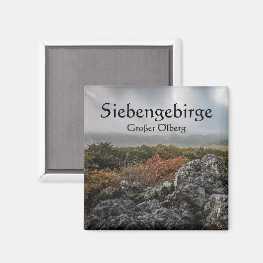 Siebengebirge - Oelberg Magneet (Voorkant / Achterkant)