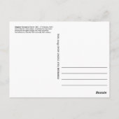 Siegbert Tarrasch Schaakspeler Briefkaart (Achterkant)