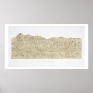 Siege and Plunder of a City, Koujunjik, bord 40 f Poster