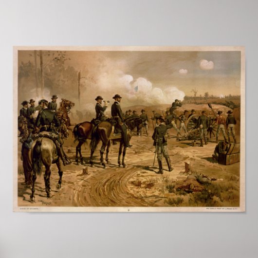 Siege of Atlanta Poster (Voorkant)