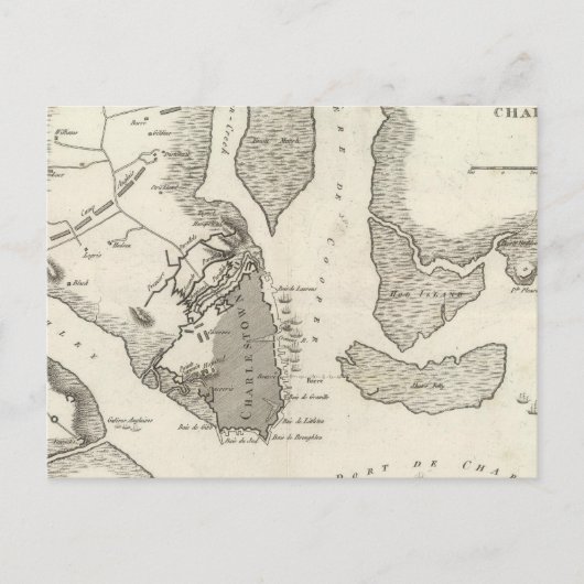 Siege of Charleston Briefkaart (Voorkant)