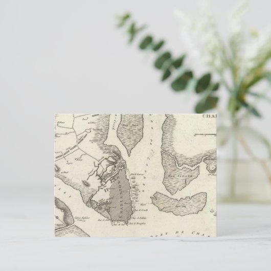 Siege of Charleston Briefkaart (Staand voorkant)