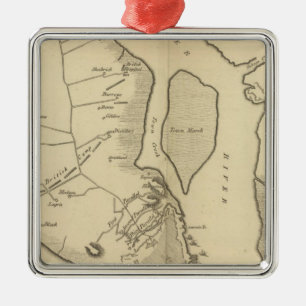 Siege of Charleston in S Carolina Metalen Ornament