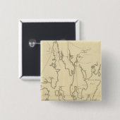 Siege of Newport, Rhode Island Vierkante Button 5,1 Cm (Voorkant /achterkant)