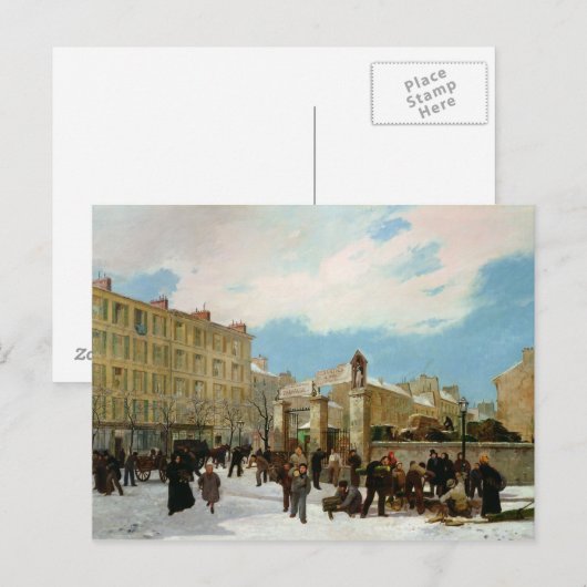 Siege of Paris Briefkaart (Voorkant / Achterkant)