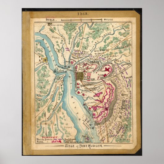 Siege of Port Hudson Poster (Voorkant)