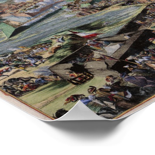 Siege of the Castle Philipsburg Germany Poster (Hoek)