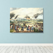 Siege of Wenen, 28 oktober 1848 Canvas Afdruk (Insitu (Houten vloer))