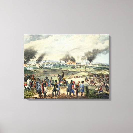 Siege of Wenen, 28 oktober 1848 Canvas Afdruk (Voorkant)
