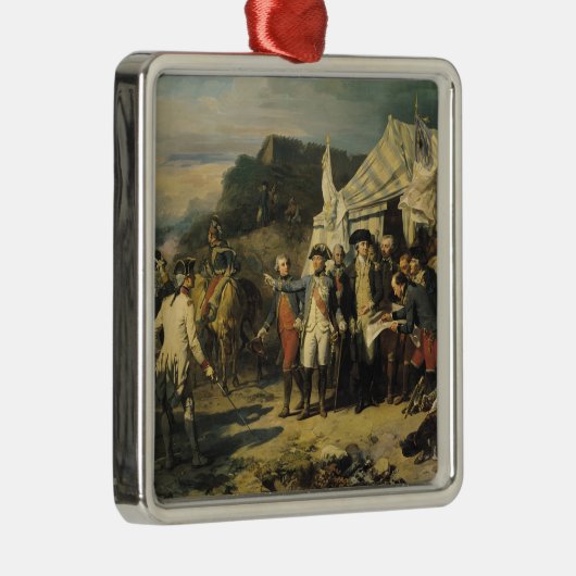 Siege of Yorktown, 17 oktober 1781, 1836 Metalen Ornament (Rechts)