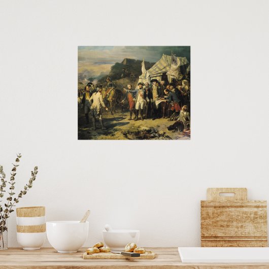 Siege of Yorktown, 17 oktober 1781, 1836 Poster (Keuken)