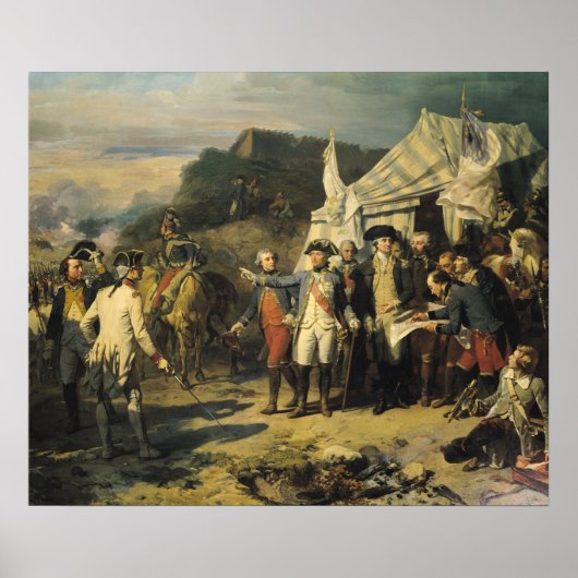 Siege of Yorktown, 17 oktober 1781, 1836 Poster (Voorkant)