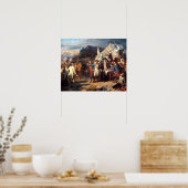 Siege of Yorktown, Art Print (Keuken)