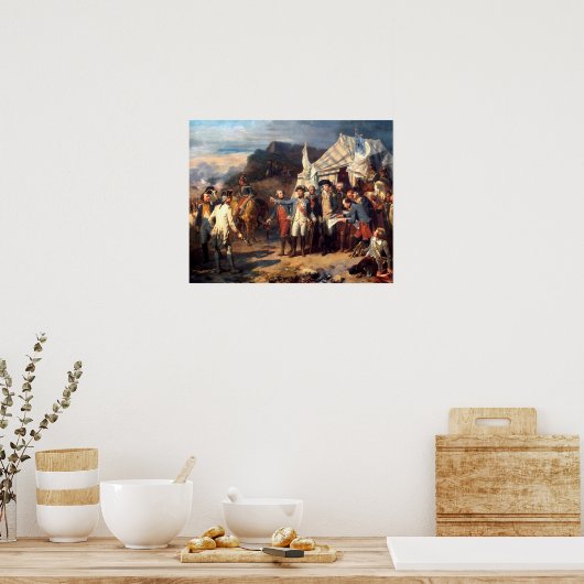 Siege of Yorktown, Art Print (Keuken)