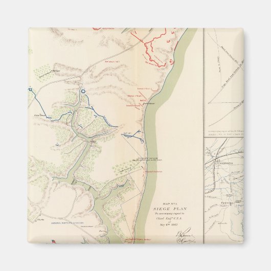 Siege of Yorktown Magneet (Voorkant)