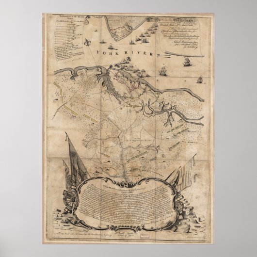 Siege of Yorktown Poster (Voorkant)