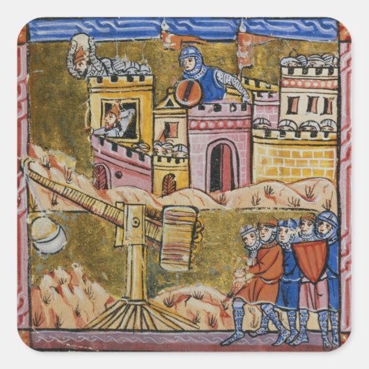 Siege van Antioch Vierkante Sticker (Voorkant)