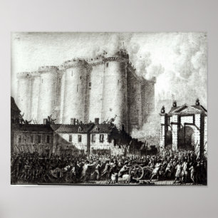 Siege van de Bastille, 14 juli 1789 Poster