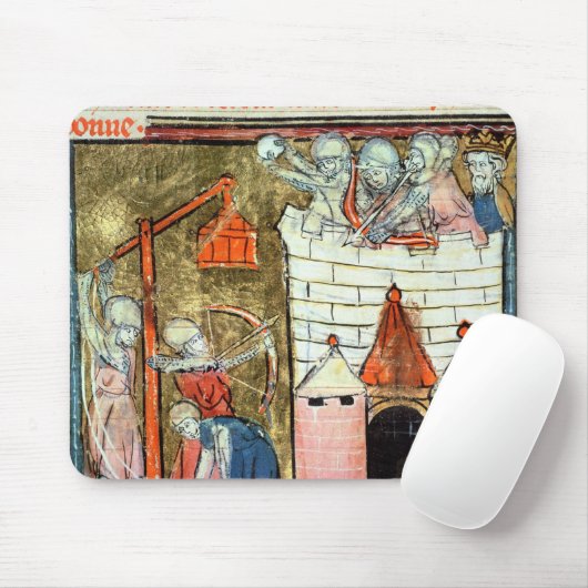 Siege van het Chateau de Chinon Muismat (Met muis)