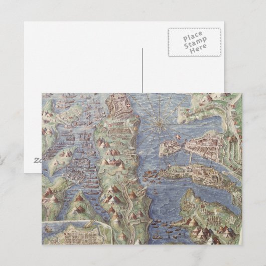 Siege van Malta Briefkaart (Voorkant / Achterkant)