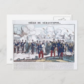 Siege van Sebastopol, 1854-55 Briefkaart (Voorkant / Achterkant)