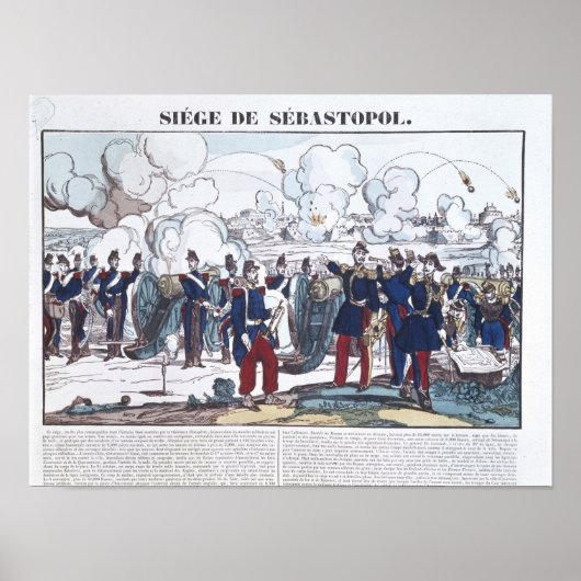 Siege van Sebastopol, 1854-55 Poster (Voorkant)