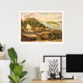 Siege van Vicksburg door Kurz en Allison 1863 Poster (Thuiskantoor)