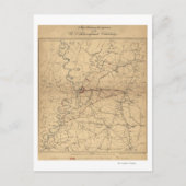 Siege van Vicksburg - Kaart 2 van de burgeroorlog (Voorkant)