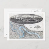 Siege van Vicksburg - Kaart 3 van de burgeroorlog (Voorkant / Achterkant)