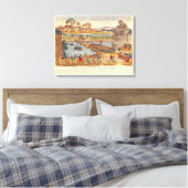 Siege van Wenen, 10 mei 1809 Canvas Afdruk (Insitu (Slaapkamer))