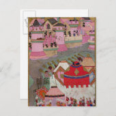 Siege van Wenen door Suleyman I the Magnificous Briefkaart (Voorkant / Achterkant)