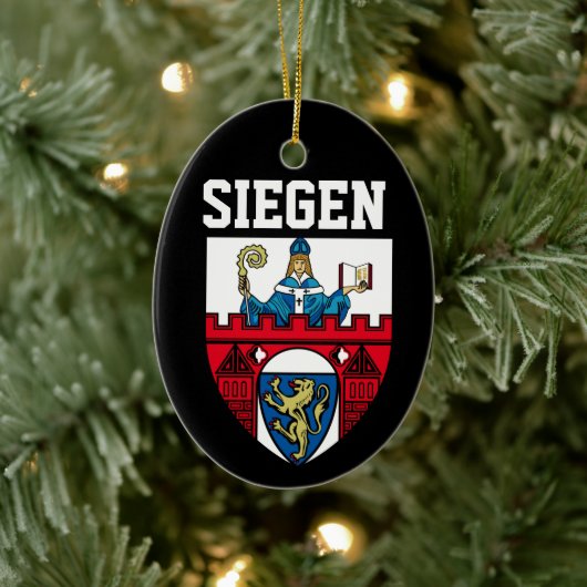 Siegen (Noordrijn-Westfalen) - DUITSLAND keramisch Keramisch Ornament (Boom)