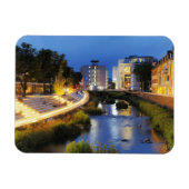 Siegen Siegufer zur blauen Stunde Magneet (Horizontaal)