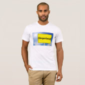 Siegerland Schild mit Himmelhintergrund T-shirt (Voorkant volledig)