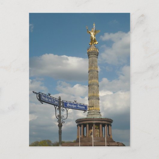 Siegessäule, Victory Column, Berlijn, Germany. Briefkaart (Voorkant)