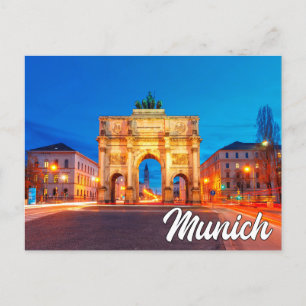 Siegestor, München, Duitsland Briefkaart