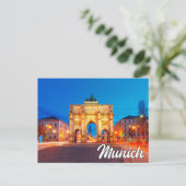 Siegestor, München, Duitsland Briefkaart (Staand voorkant)