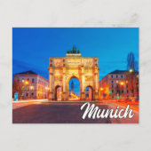 Siegestor, München, Duitsland Briefkaart (Voorkant)