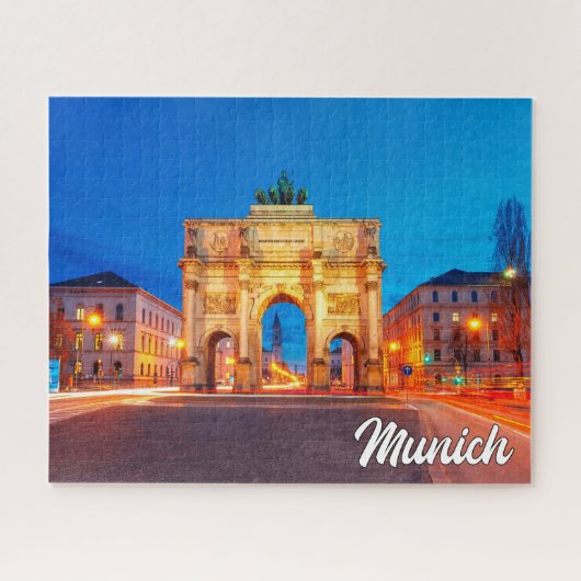 Siegestor, München, Duitsland Legpuzzel (Horizontaal)