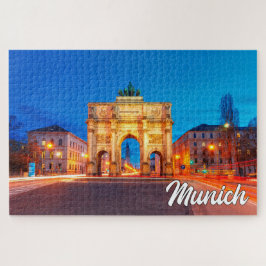 Siegestor, München, Duitsland Legpuzzel