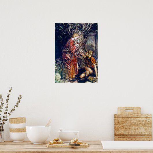 Siegmund en Sieglinde Poster (Keuken)