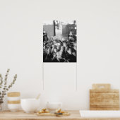 Siem Reap Cambodia, Lotus Flowers Poster (Keuken)