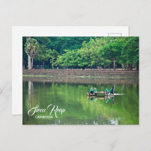 Siem Reap, Cambodjaans Briefkaart (Voorkant / Achterkant)
